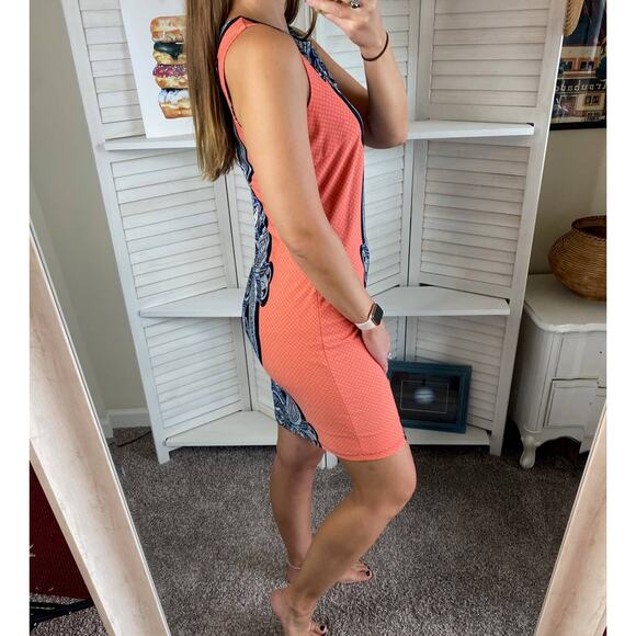 Rafaella Orange Paisley Sheath Dress - Picture 5 of 12